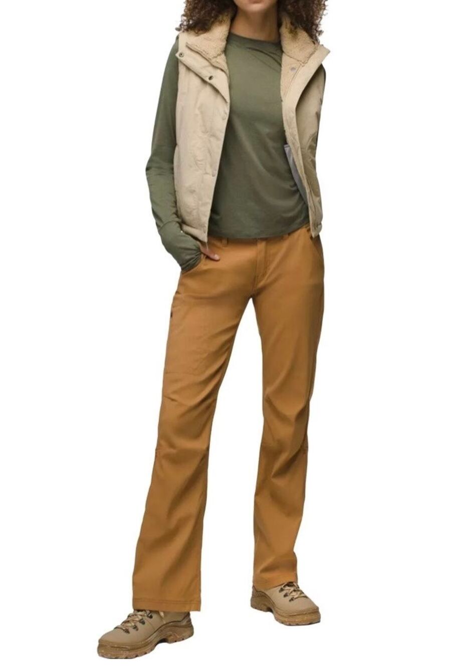 Prana Hike & Climb Straight Leg Performance Pants UPF50+ Protection Size 8 Tall